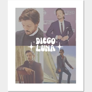 groovy aesthetic diego luna ( perfect for the average cassian andor stan ) Posters and Art